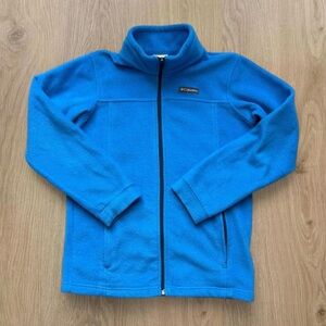 Columbia Sportswear Blue Zip Up Fleece Jacket